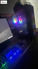 كمبيوتر مستعمل فقد لمدة شهر مع كيبورد وماوس وشاشة Image 2