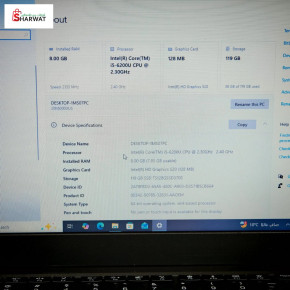 لابتوب لينوفو ⁦⁦thinkpad⁩⁩ ⁦⁦x270⁩⁩ معالج ⁦⁦i5⁩⁩ الجيل السادس Image 2