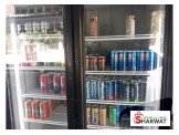 ثلاجة لبيع كولا بابين