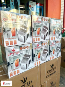 جهاز صانع الثلج السريع الاصلي الحجم الكبير ماركة كريستال العالمية ⁦⁦CRYSTELS⁩⁩ Image 2