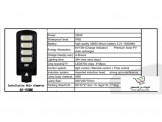 كشاف LED طاقة شمسية قوة 200W Image 2