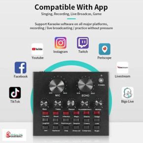 مكسر ⁦⁦v8⁩⁩ + مايك +ستاند Image 3