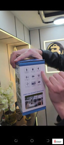 كاميرا مراقبة ذكية مع شاشة – أمانك بعينك وين ما تكون دوران ⁦⁦360⁩⁩ درجة (تغطية كاملة) كشف حركة + تنبيه Image 3