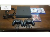 playstation 4 slim مع 3 العاب بسع...