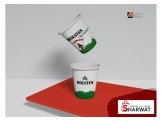 اكواب كرتون متعددة الاحجام