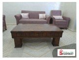 بيع طاولة وسط مع بيرو خشب زان.الحالة جيدة جدا Image 3