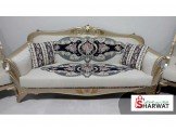 طقم كنب 11 مقعد (تنجيد جديد) خشب زان Image 3