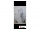 رسم بورتريه ( رسم وجه شخص ) بالفحم و الرصاص Image 3