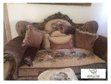 طقم كنب مصري 7 مقاعد استعمال شهرين فقط  Image 2