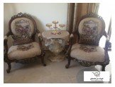 طقم كنب مصري 7 مقاعد استعمال شهرين فقط  Image 3