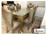 طاولات سفرة مصري خشب زان بنص سعر السوق