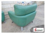كنب 6 مقاعد جلد أخضر Image 2