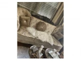 طقم كنب مستعمل فترة بسيطة شبه جدي...
