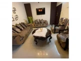 طقم كنب 7 مقاعد مع طاولة وسط Image 3