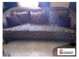 طقم كنب 7 مقاعد خشب زان