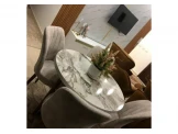 • طاولة السفرة الدائرية مع 4 كراسي Image 3