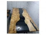 طاولات سفرة ايبوكسي خشب طبيعي Image 3