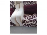 طقم كنب مع طاوله واربع سكملات مع طقم زاوية و طاولة سفرة واربع كراسي و سجلونات عدد 2 + غاز و فرن 90سم Image 3