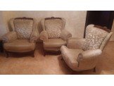 طقم كنب 9 مقاعد زان + ثريات + برادي عدد 2  Image 2