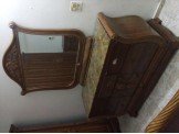 غرفة نوم مستعمله بسعر مغري5قطع لون بني مميز Image 3
