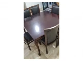 طاولة سفرة مع 6 كراسي + كنب امريك...
