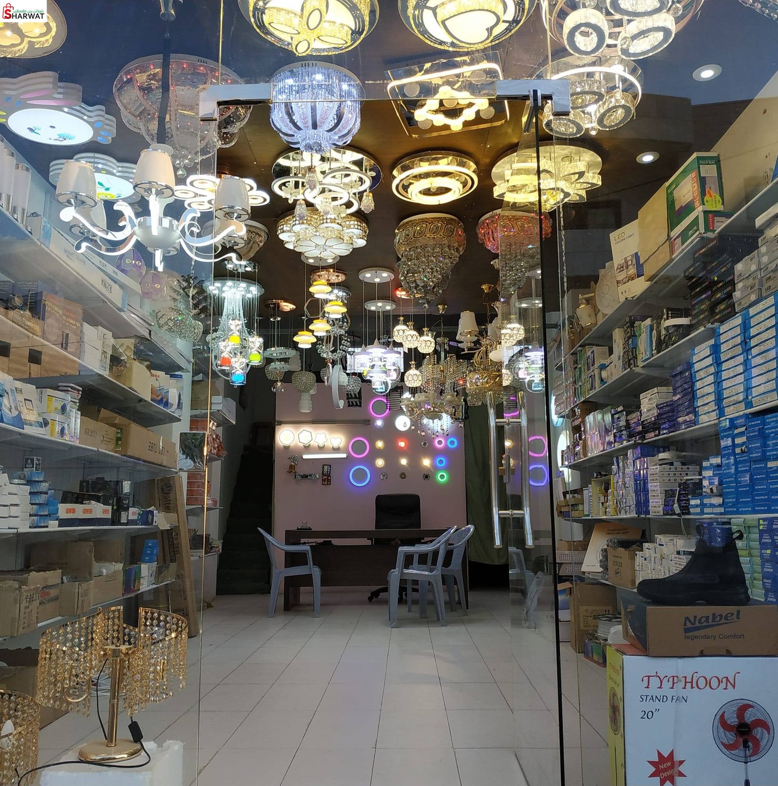 محلات النور للكهرباء و الانارة